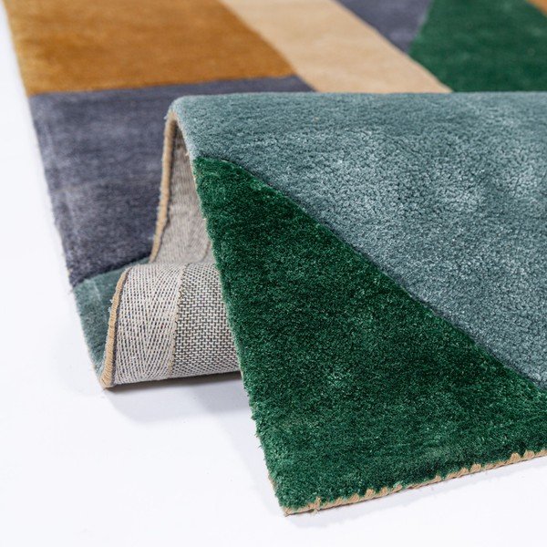 Tappeto in viscosa tessuto a mano 140x200 cm Polaris – Flair Rugs-image-2