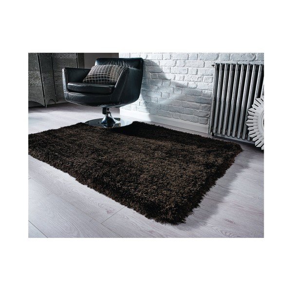 Tmavě hnědý koberec Flair Rugs Pearl, 160 x 230 cm