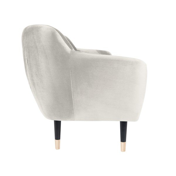 Divano crema con gambe nere Benito, 188 cm - Mazzini Sofas-image-3