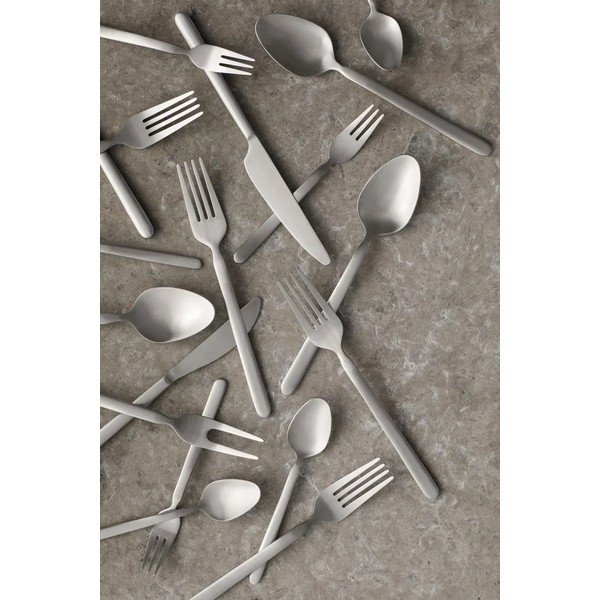 Set di forchettine da dolci color argento opaco in acciaio inox 4 pz per 4 persone Stella – Blomus-image-3