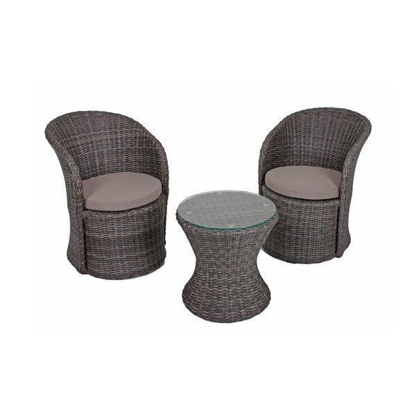 Set di 2 sedie da giardino e tavolo ADDU Vagos - Garden Pleasure