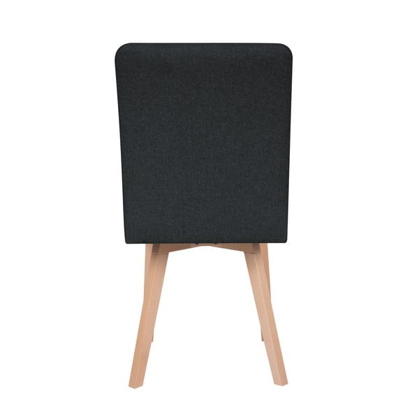Sedia da pranzo nera Tulip - Mazzini Sofas-image-4