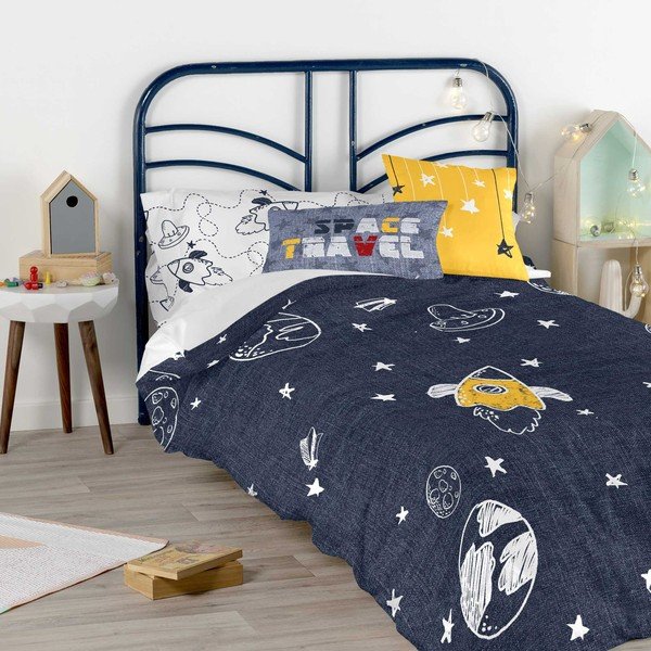 Set copripiumino e federa stampati Baleno , 140 x 200 cm Starspace - Moshi Moshi-image-2