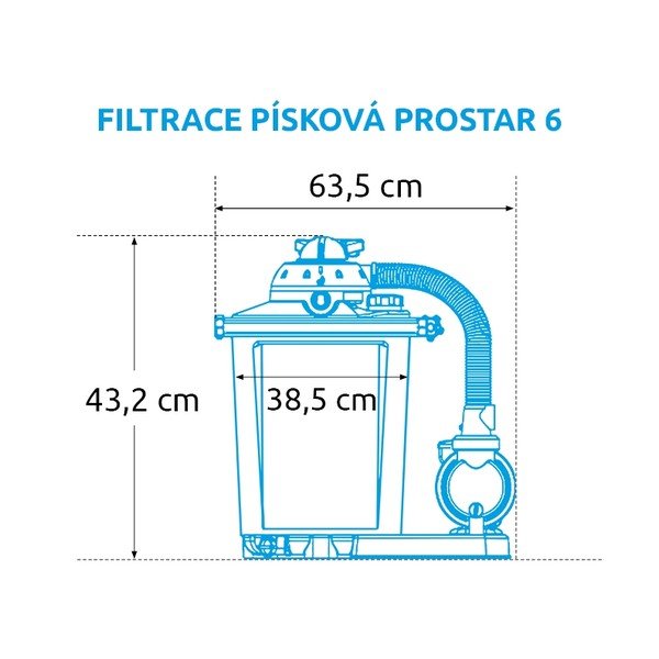 Filtrazione a sabbia ProStar 6 - 6,6 m3/h - Marimex-image-3