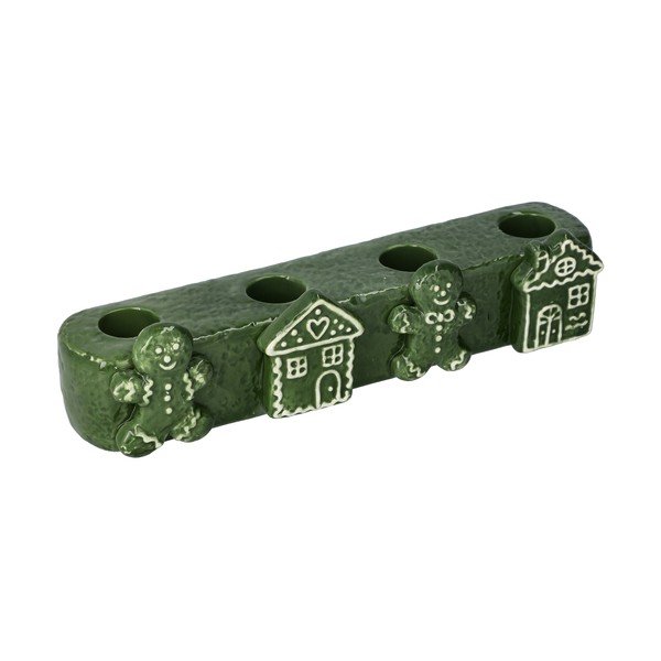 Portacandela in ceramica a tema natalizio per avvento Vinterby – Dakls