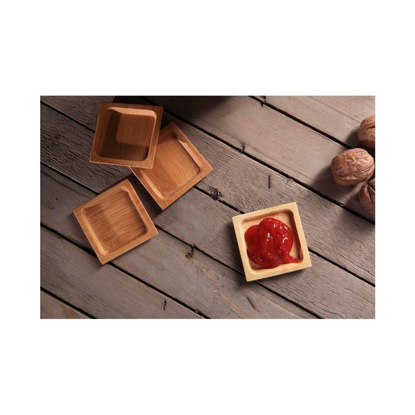 Sada 4 misek z bambusu na omáčky Bambum, ⌀ 6 cm-image-2