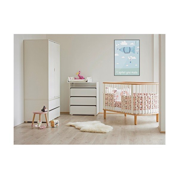 Lettino in legno di faggio bianco , 70 x 140 cm Baby - Flexa-image-2