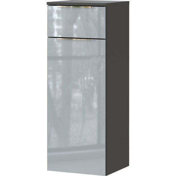 Mobile bagno alto sospeso grigio 36x93 cm Vasio - Germania-image-2