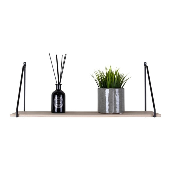 Scaffale in legno massiccio nero pavlovnia Arnhem - House Nordic-image-2