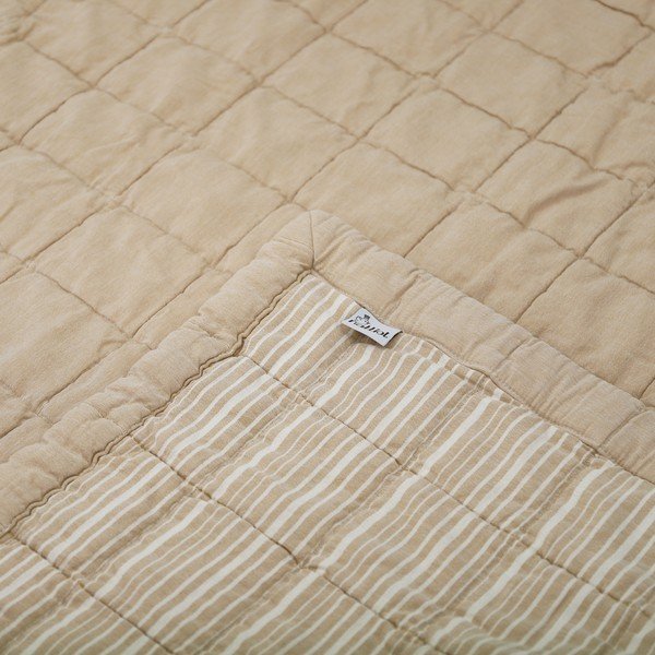 Tappeto da gioco beige per bambini Anna - Nattiot-image-4