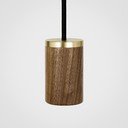 Lampada a sospensione marrone scuro ø 5 cm Knuckle - tala