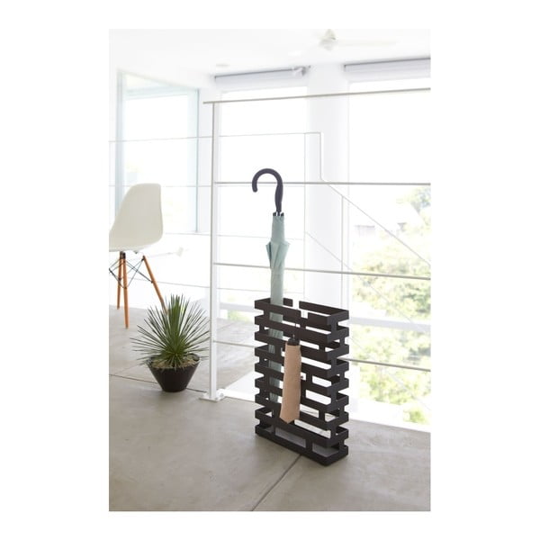 Portaombrelli nero Himeji - YAMAZAKI-image-2