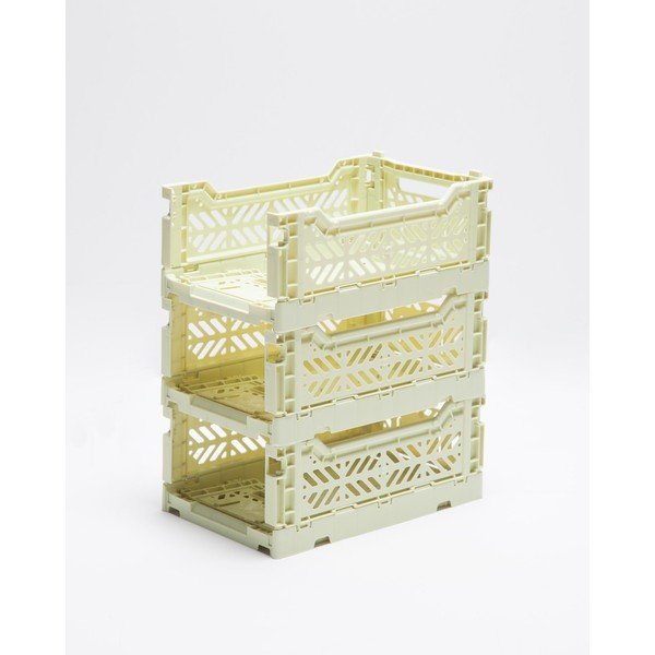 Set di 3 scatole gialle Caja - Little Nice Things-image-3
