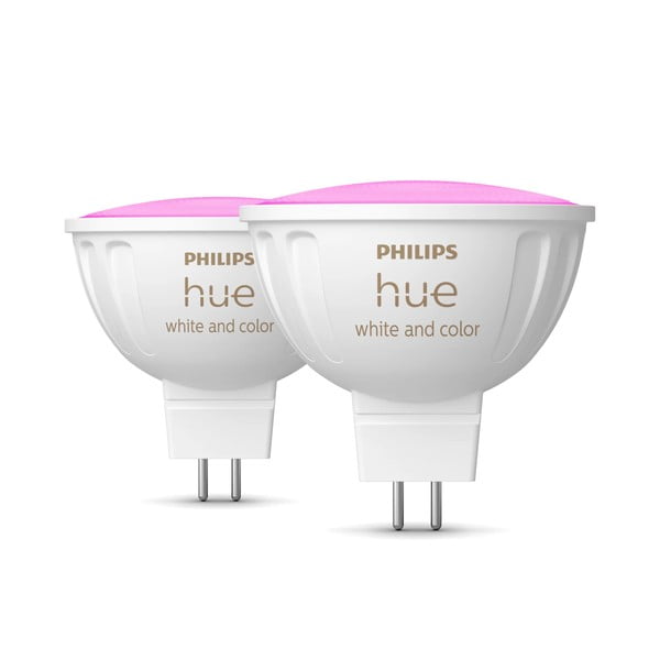 Lampadine smart in set da 2 pz GU 5,3, 6 W White and color ambiance - Philips Hue-image-1