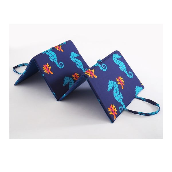 Cuscino per seduta da giardino blu per sedia a sdraio 49x137 cm   Seahorse – B.E.S.-image-1