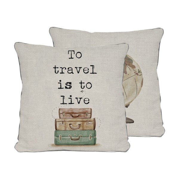 Cuscino beige Cojin, 45 x 45 cm - Really Nice Things-image-3