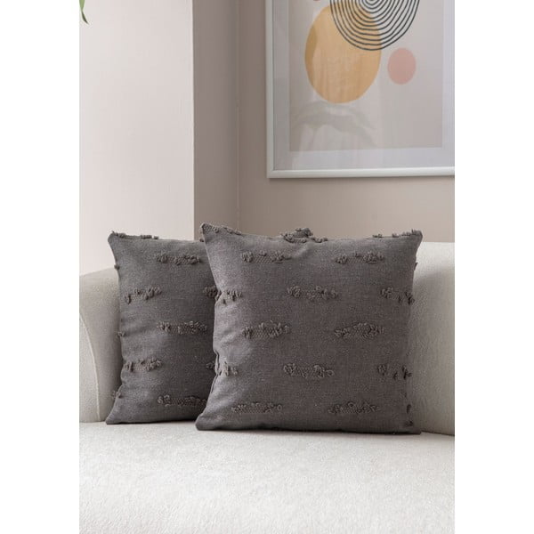 Federe decorative in set 2 pz 43x43 cm Tuffet – Mioli Decor-image-1