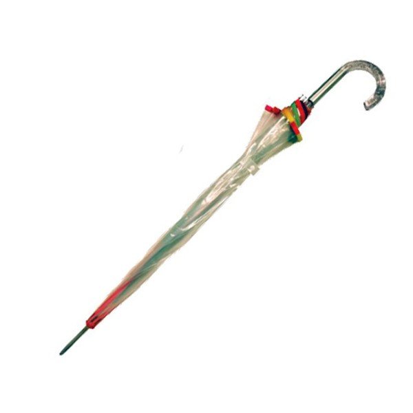 Transparentní holový deštník s duhovými detaily Ambiance Birdcage, ⌀ 95 cm-image-1