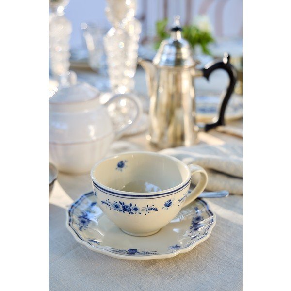Tazzina blu/beige in gres 260 ml Vila – Costa Nova-image-3