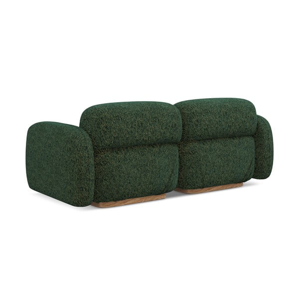 Divano componibile verde scuro 190 cm Ailani – Makamii-image-4