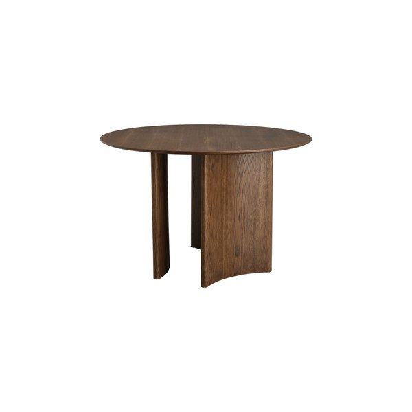 Tavolo da pranzo rotondo con effetto rovere ø 120 cm Trillving – Ellos Home-image-4