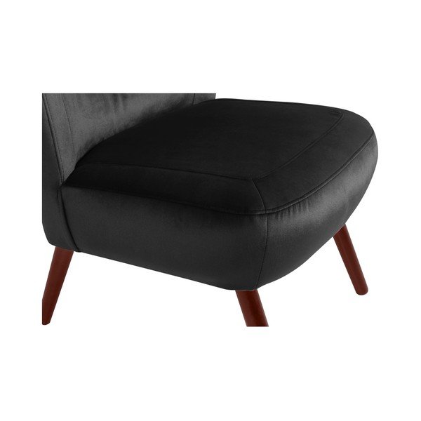 Poltrona nera Sari Velvet - Max Winzer-image-3