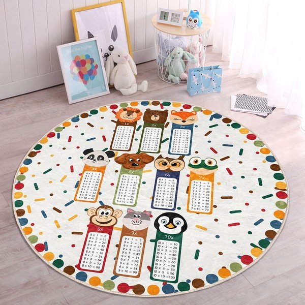 Tappeto per bambini ø 80 cm Comfort - Mila Home-image-2
