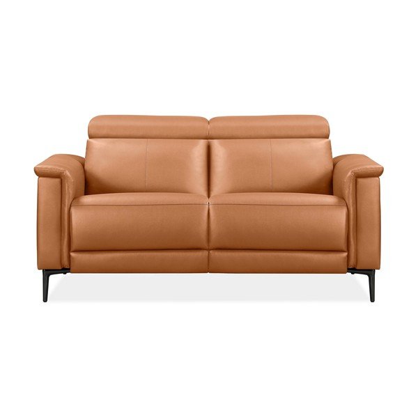 Divano marrone in similpelle 160 cm Lund - Støraa
