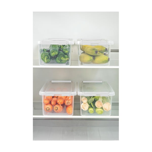 Set di organizer da frigo in plastica 4 pz - Hermia-image-1