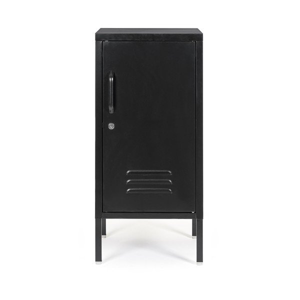 Armadietto nero in metallo con chiusura a chiave 35x76x40 cm Cambridge – Yes Everyday
