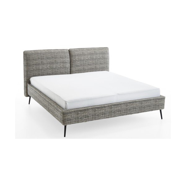 Letto matrimoniale imbottito verde scuro rete non inclusa 160x200 cm Infinity – Meise Möbel