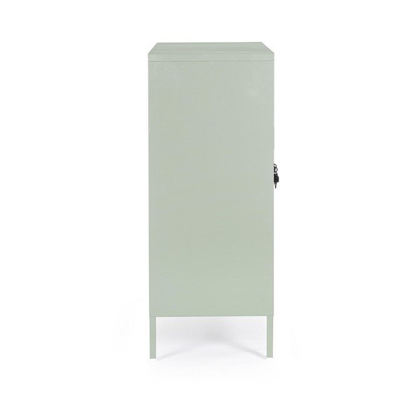 Armadietto color salvia in metallo con chiusura a chiave 80x101,5x40 cm Cambridge – Yes Everyday-image-3