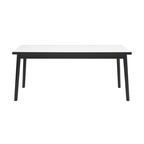 Tavolo da pranzo pieghevole bianco e nero in rovere Hammel , 180 x 90 cm Single - Hammel Furniture