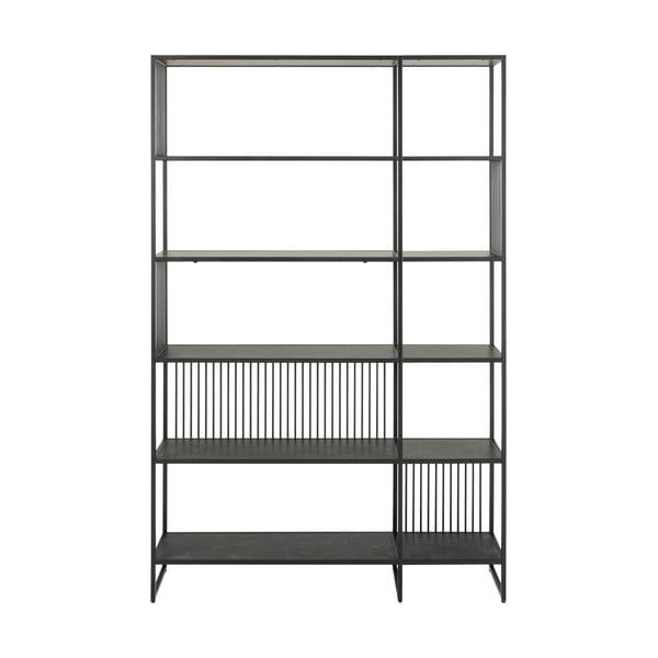 Libreria nera 120x185x35 cm Strington – Actona