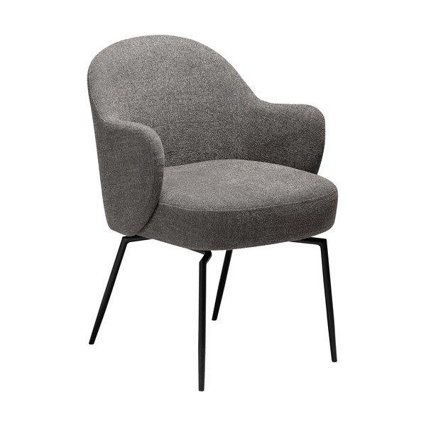Sedia da pranzo beige con braccioli/girevole Bae – DAN-FORM Denmark