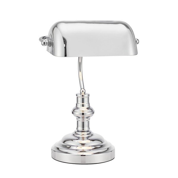 Lampada da tavolo argentata (altezza totale 22,5 cm) Bankers – Markslöjd