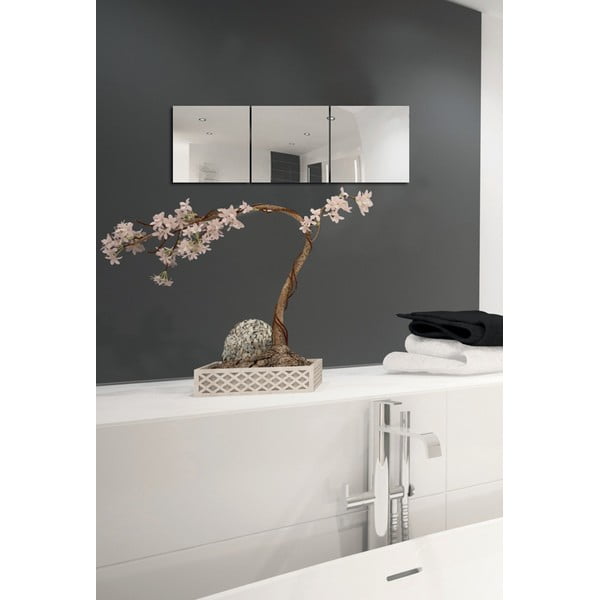 Set di specchi da parete 3 pz 30x30 cm – MSV-image-1