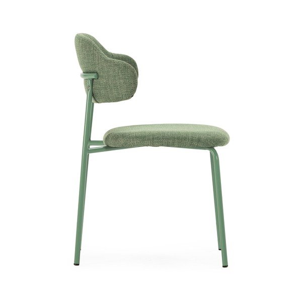 Sedie da pranzo in set verdi 4 pz Adriel – Marckeric-image-4