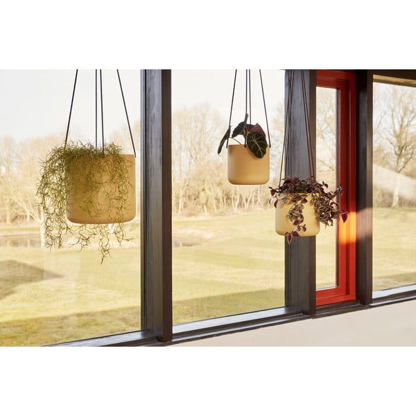 Set di coprivaso in metallo da appendere/parete 3 pz ø 25 cm Bloom – Hübsch-image-1