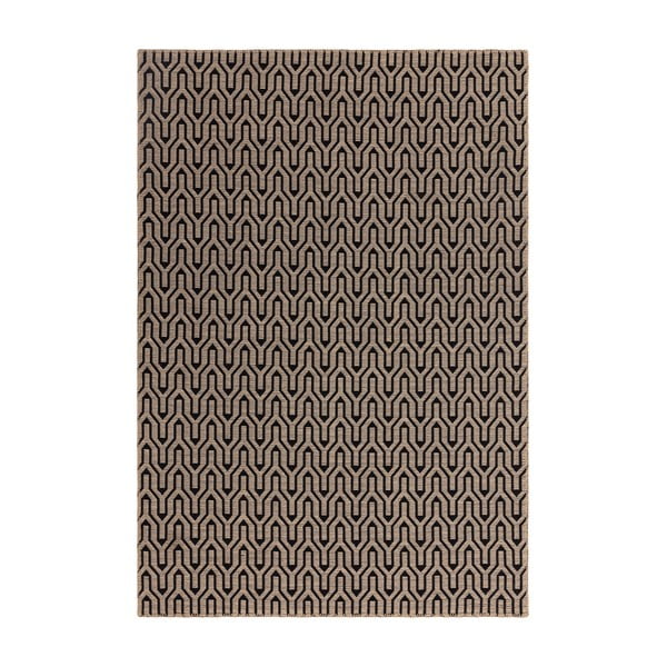 Tappeto nero e beige 160x230 cm Global - Asiatic Carpets