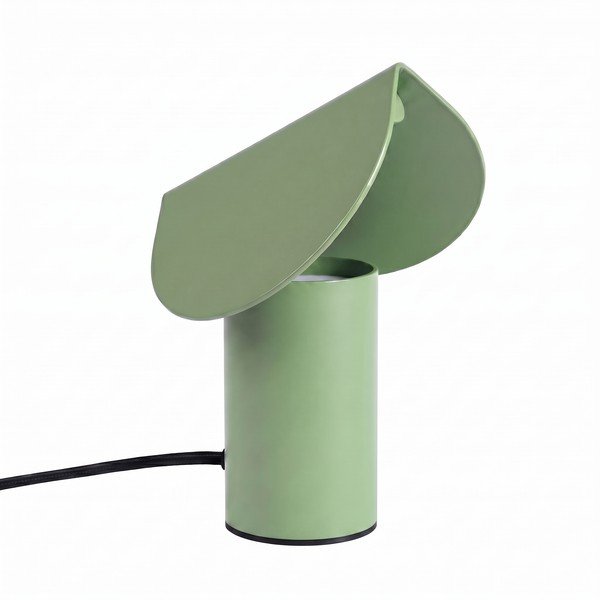 Lampada da tavolo LED color salvia in alluminio (altezza totale 15 cm) BISCUIT – Thoro