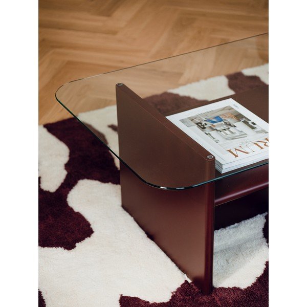 Tavolino da salotto burgundy 63x100 cm Tovo – noo.ma-image-4