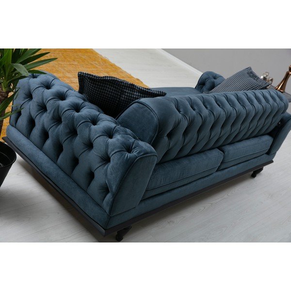 Divano blu 220 cm Arredo - Balcab Home-image-1