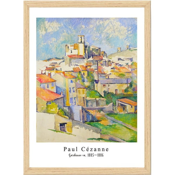 Poster in cornice 55x75 cm Paul Cézanne - Wallity
