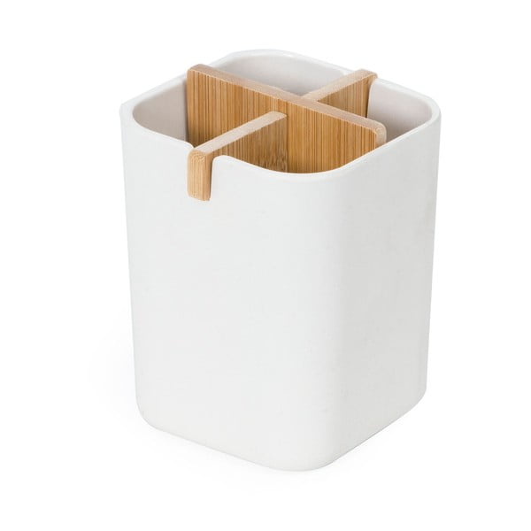 Organizzatore da bagno bianco Ecologic, 8,4 x 7,8 cm - Compactor