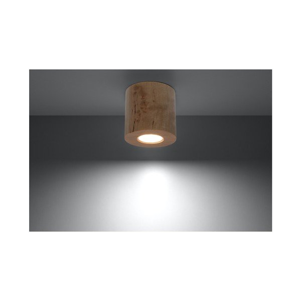 Lampada da soffitto in legno Roda - Sollux-image-2