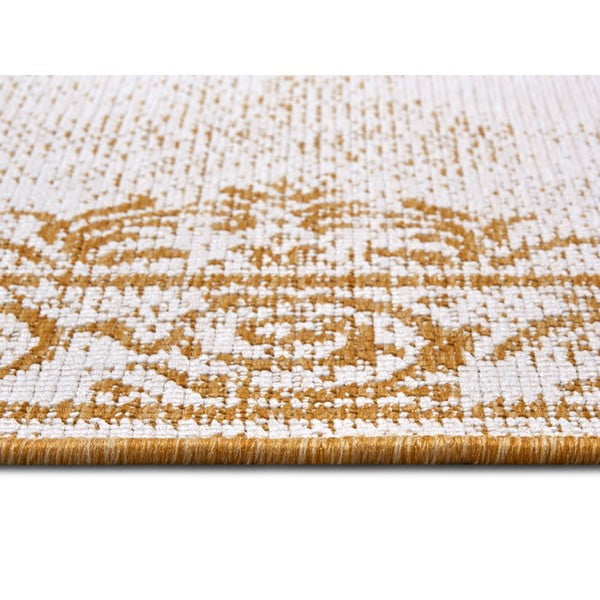Tappeto per esterni giallo ocra e bianco 160x230 cm Cebu - NORTHRUGS-image-3