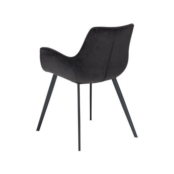 Sedia da pranzo nera con braccioli Hype - DAN-FORM Denmark-image-4