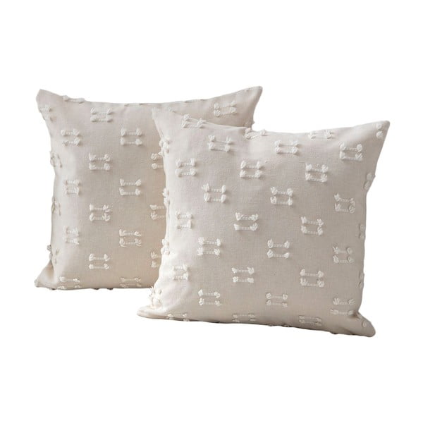 Federe decorative in set 2 pz 43x43 cm Tuffet – Mioli Decor