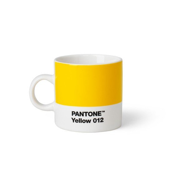 Tazzina per espresso gialla in porcellana 120 ml Yellow 012 – Pantone